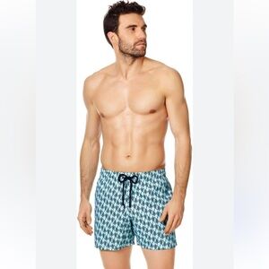 Vilebrequin Turtle Print Swim Trunks Lg MEASUREMENTS Costume De Bain A St-Tropez